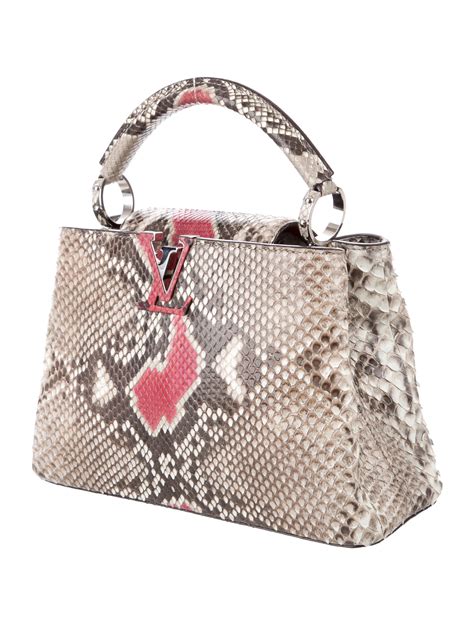 louis vuitton capucines totes|louis vuitton capucines bb python.